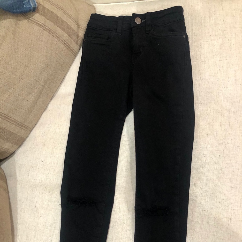 Boys size 7 Treasure and bond black jeans